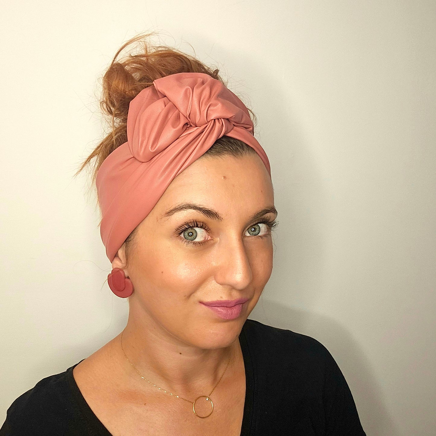 SIMILI CUIR VIEUX ROSE