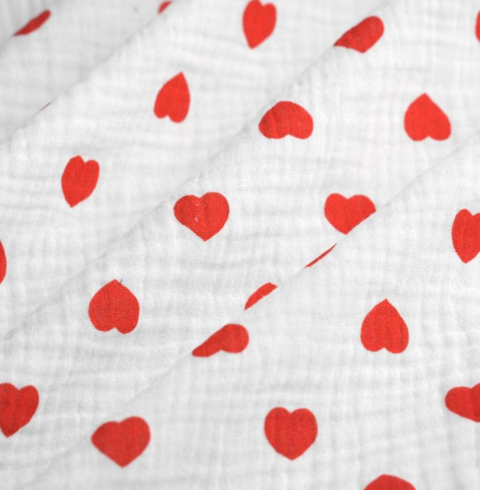 GAZE COTON COEUR