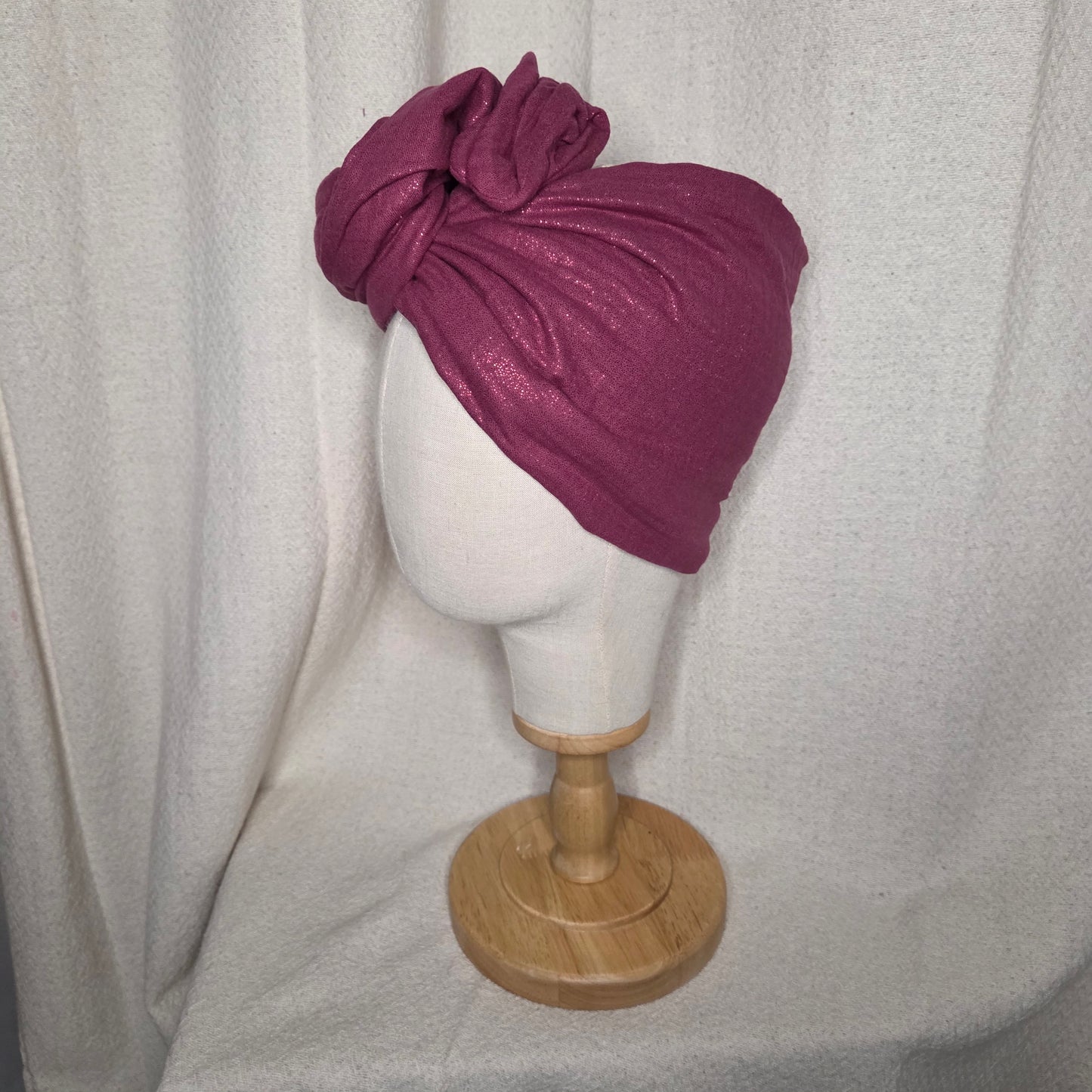 GAZE PAILLETÉ PRUNE