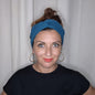 GAZE COTON BLEU CANARD
