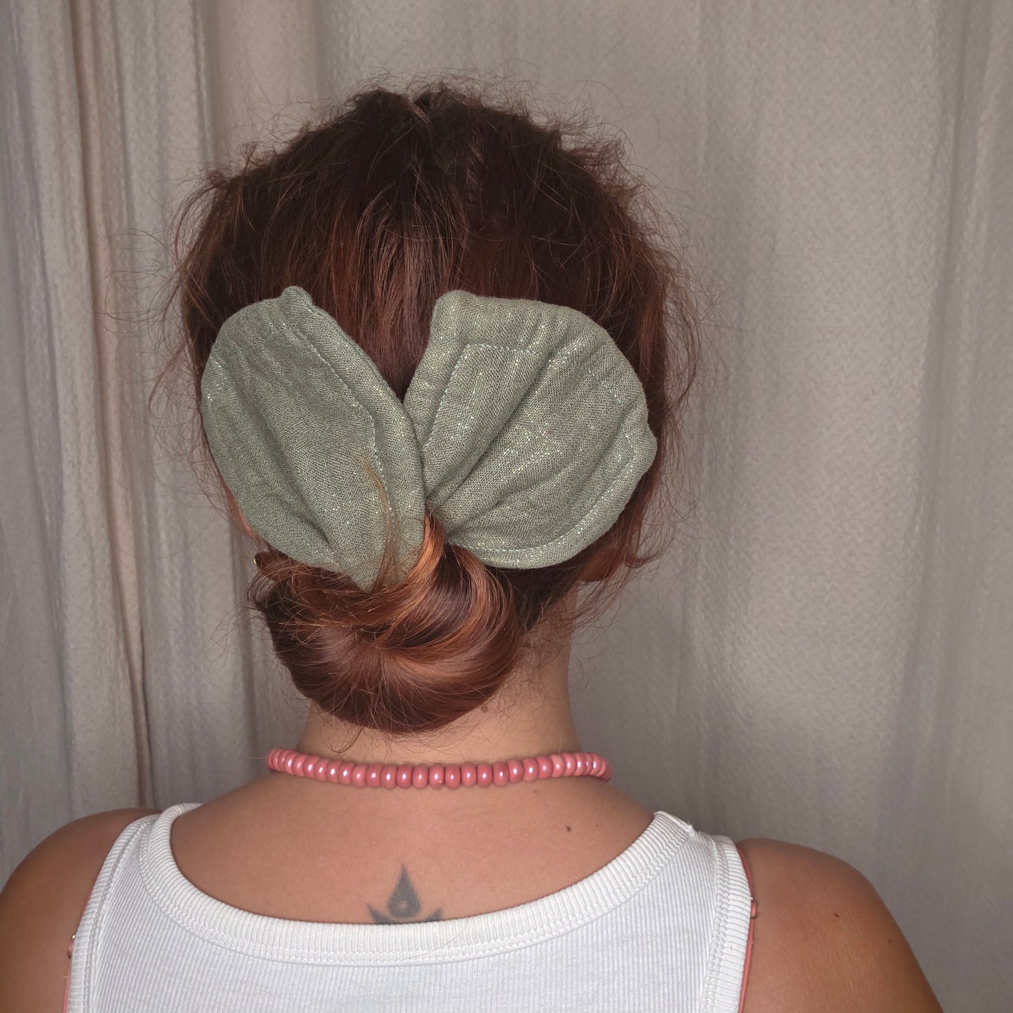 BEAU BUN GAZE DE COTON KAKI